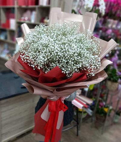 Букет цветов из: Гипсофила в Ростовке