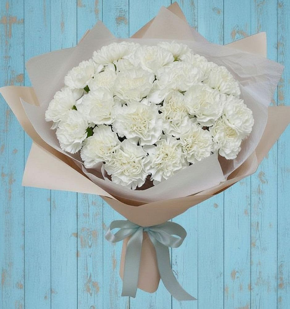 Букет цветов из: Гвоздики в Ростовке