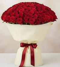 Букет 101 Красная роза Милано в Ростовке