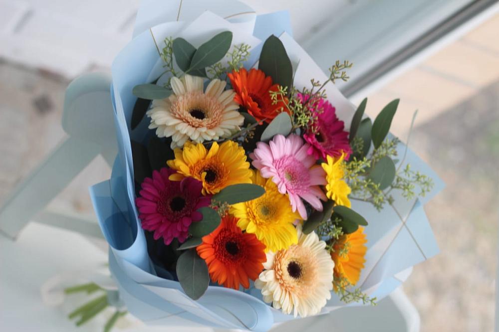 Букет цветов из: Герберы в Ростовке