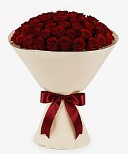 Букет 101 Бордовая роза Блэк Бакарра в Ростовке