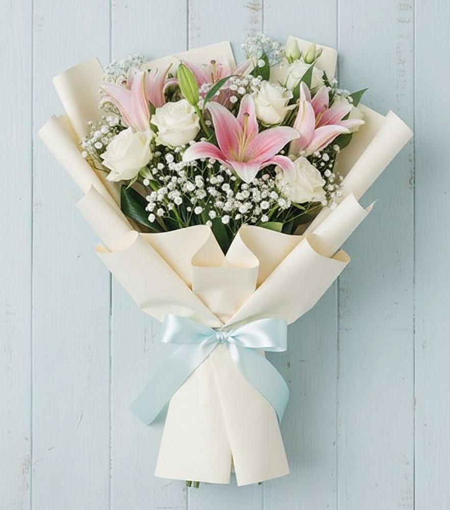 Букет цветов из: Лилии в Ростовке