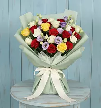 Букет цветов из:  Розы в Ростовке