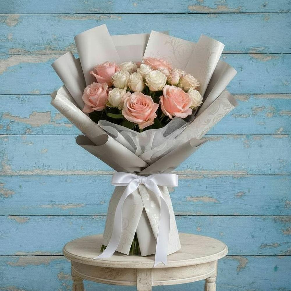 Букет цветов из: Розы в Ростовке