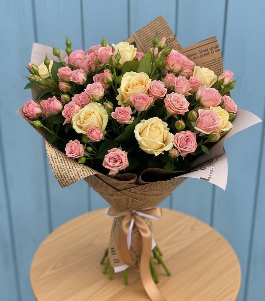 Букет цветов из: Розы в Ростовке