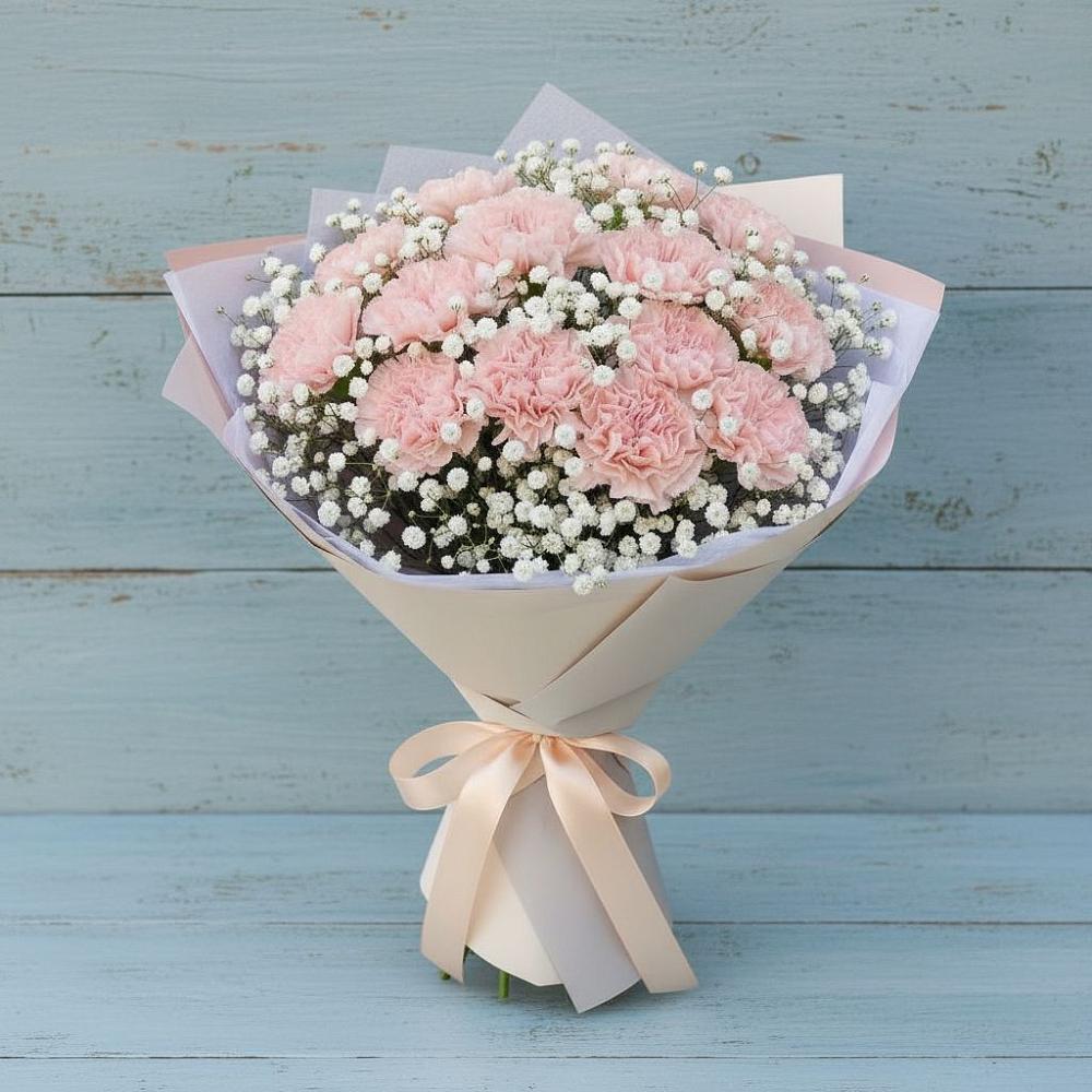 Букет цветов из: Гвоздики в Ростовке