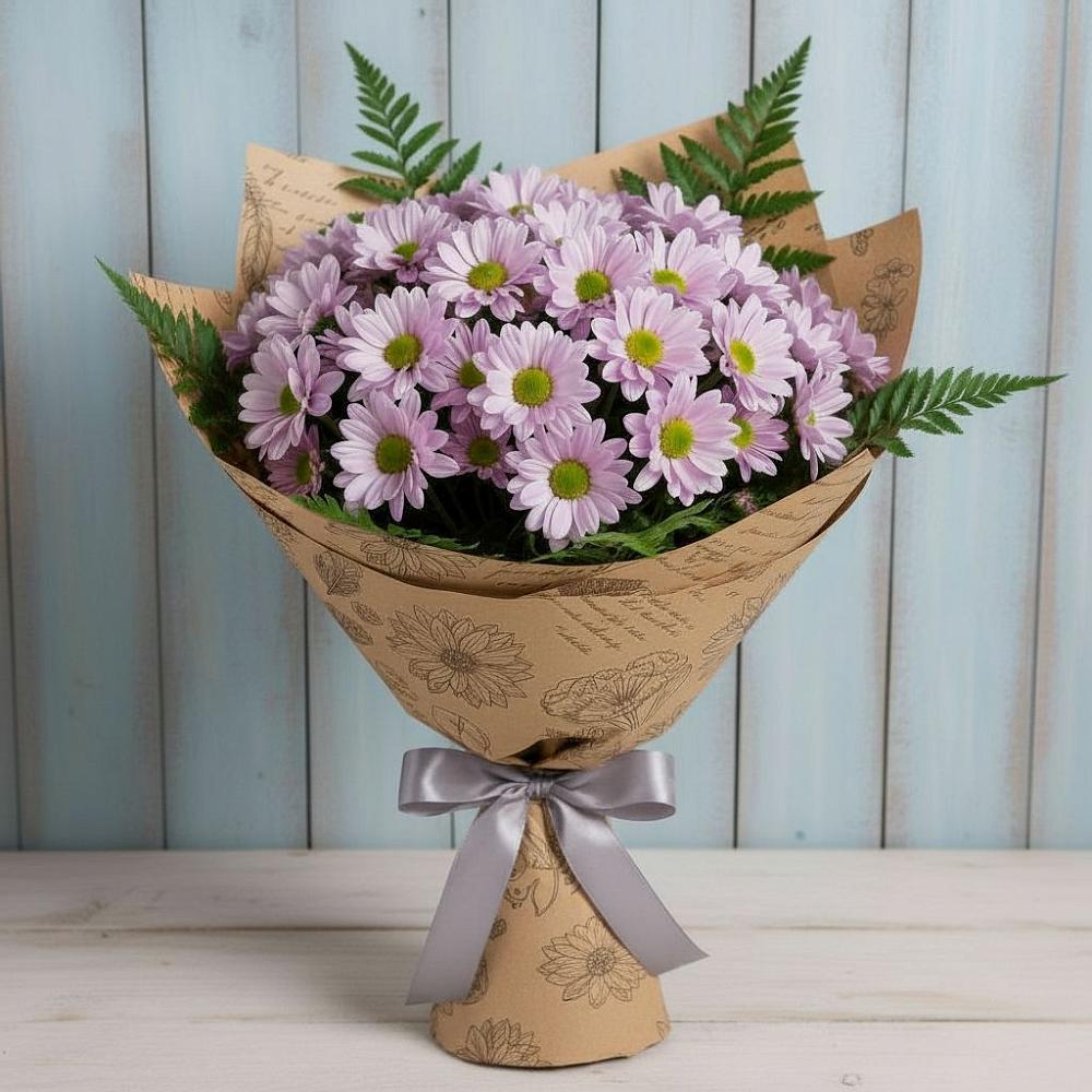 Букет цветов из: Хризантемы в Ростовке