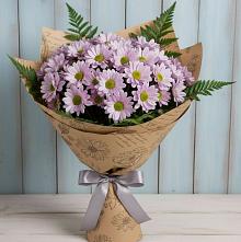 Букет цветов из:  Хризантемы #REPLACE_PRED# Ростовке