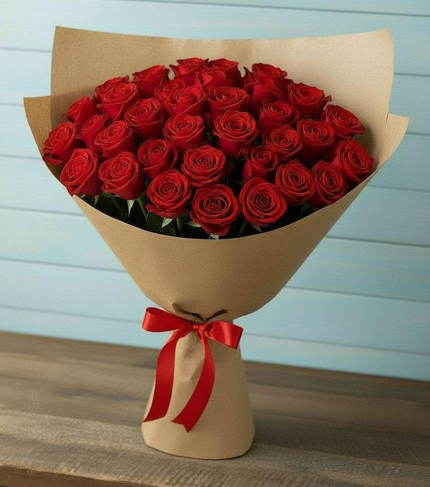 Букет Красные розы Милано в Ростовке