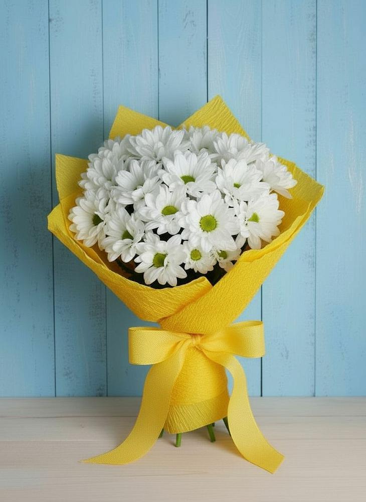 Букет цветов из: Хризантемы в Ростовке