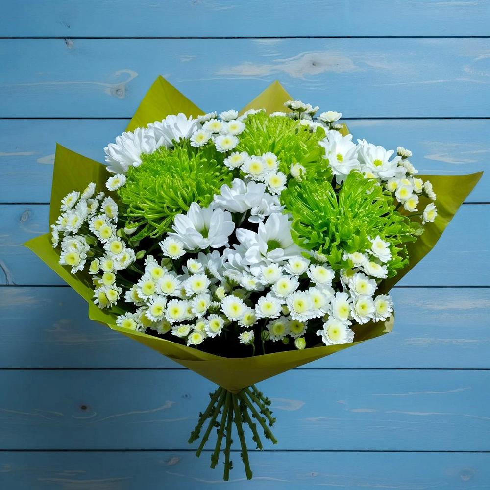 Букет цветов из: Хризантемы в Ростовке