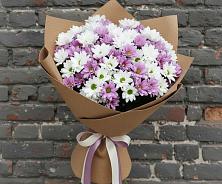 Букет цветов из:  Хризантемы #REPLACE_PRED# Ростовке