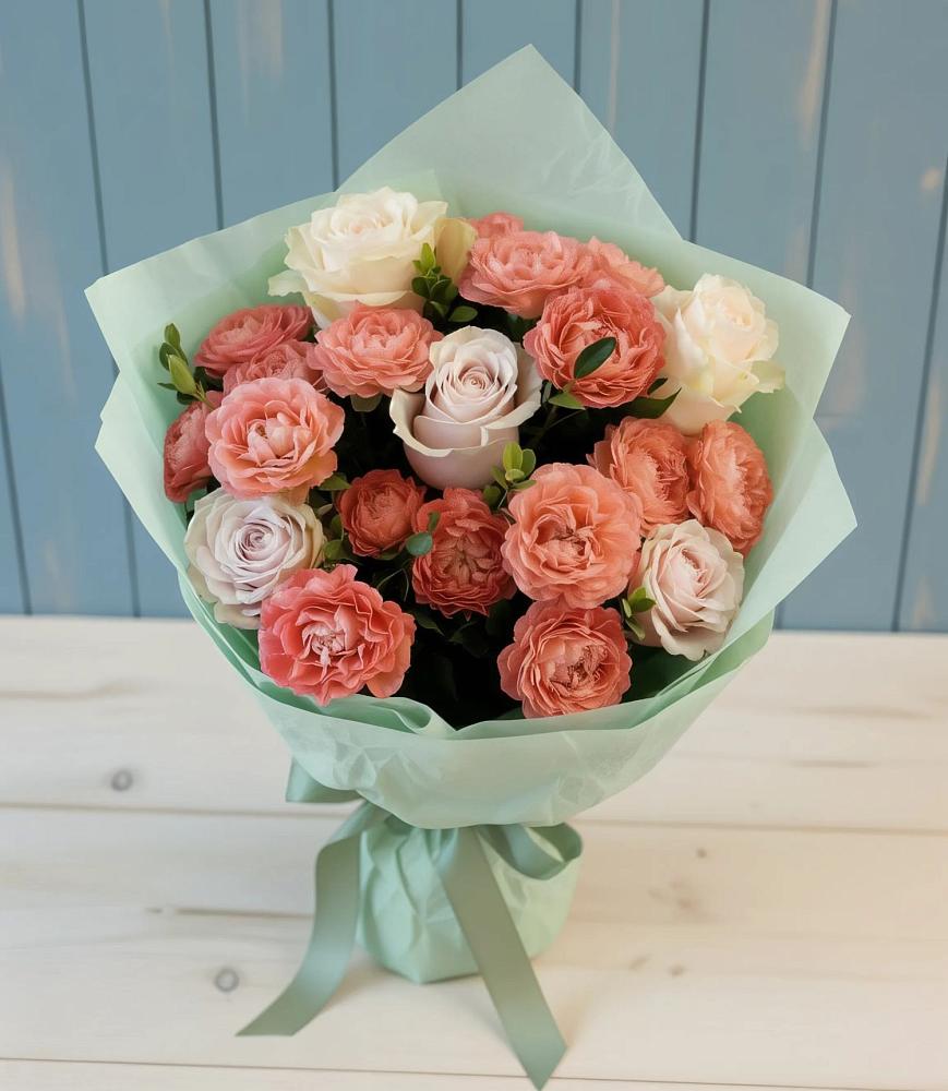 Букет цветов из: Розы в Ростовке