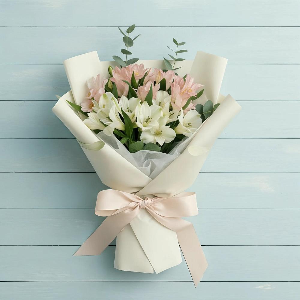 Букет цветов из: Альстромерии в Ростовке