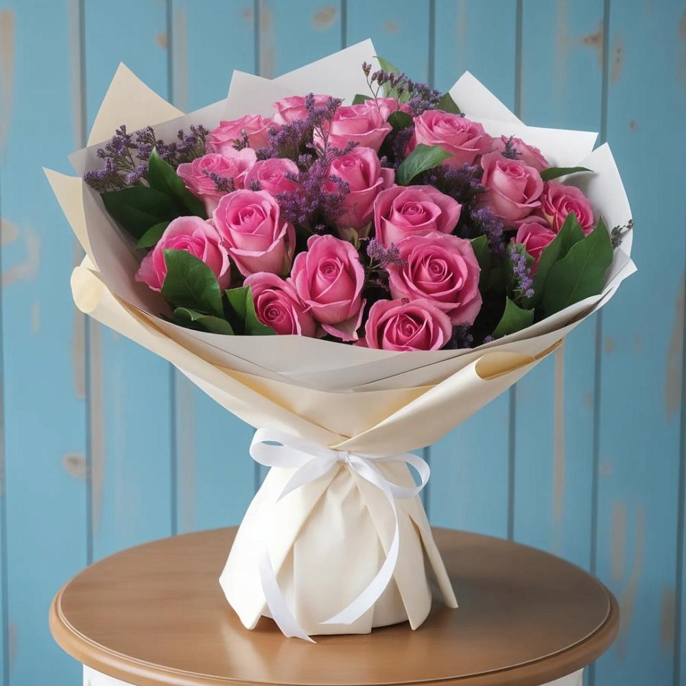 Букет цветов из: Розы в Ростовке