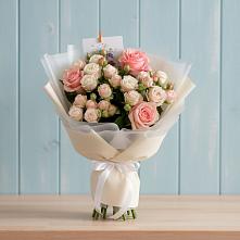 Букет цветов из:  Розы в Ростовке