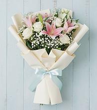 Букет цветов из:  Лилии в Ростовке