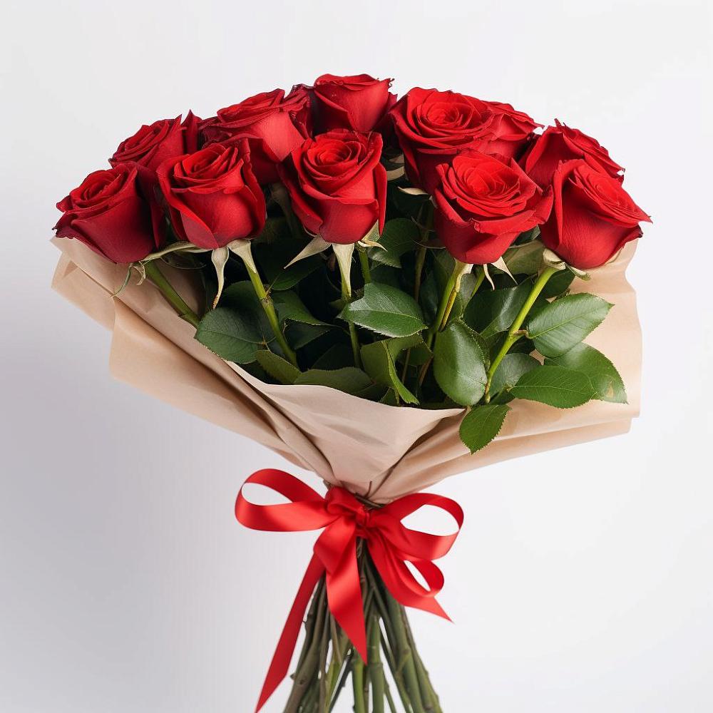 Букет 11 Красных роз Эдлесс Лав в Ростовке