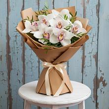 Букет цветов из:  Орхидеи и Розы в Ростовке